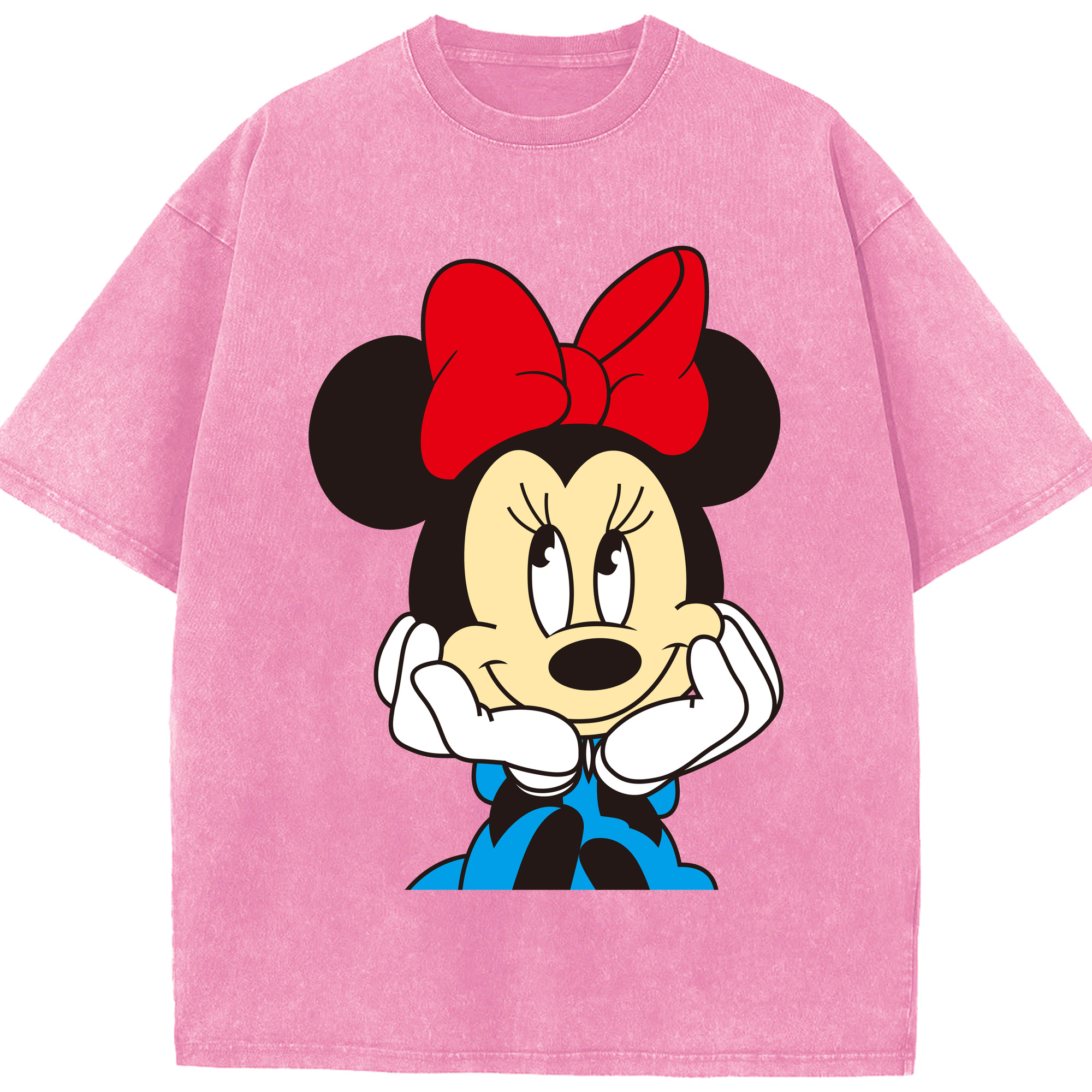 ミッキーマウス Mickey Mouse 綿100% ヴィンテージ風 半袖Tシャツ（フロントプリント）